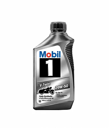 Mobil 1 V-Twin Motorcycle Oil 20W-50