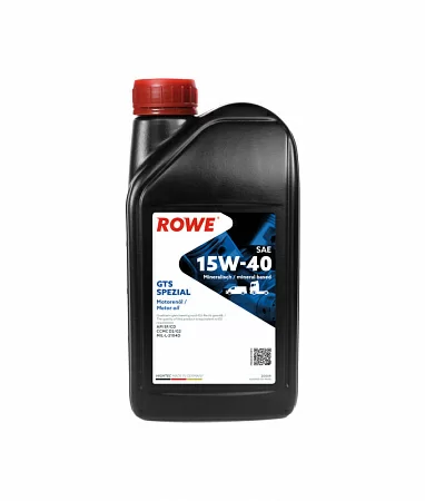 ROWE HIGHTEC GTS SPEZIAL SAE 15W-40 ROWE HIGHTEC GTS SPEZIAL SAE 15W-40