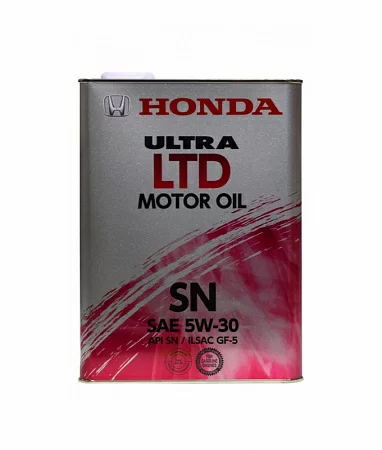 Honda Motor Oil Ultra LTD SN 5W-30